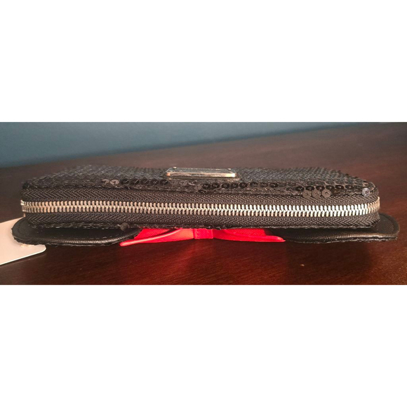 Loungefly ❤️ Logo Disney Minnie Mouse Bow Sequin Wallet - Picture 5 of 7
